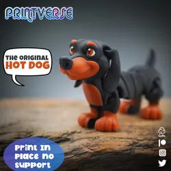 Flexy Print In Place Dachshund Dog