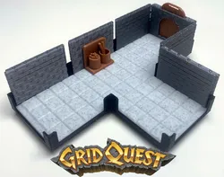 GridQuest SEAMLESS T-CROSSING (The Gridfinity Game)