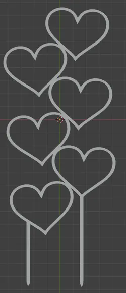 Heart Plant Support Stake