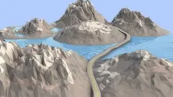 ISLAND - Low poly