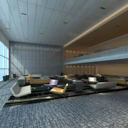 Lounge Hall Free 3D model