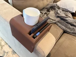 LoveSac Cup Holder with Remote and Phone Holder