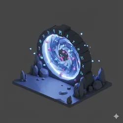 Low Poly Magic Portal