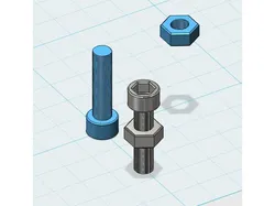 M3 SCREW WITH NUT