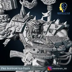 Ork Warboss with battle claw