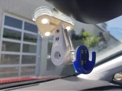 Popsocket Holder for Parametric Adjustable Suction Cup Mount