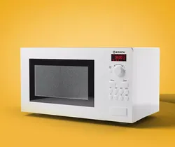 Simple microwave with only front Free low-poly 3D model