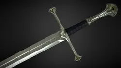 The Sword of Aragorn - Andúril (High Poly)