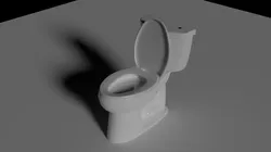 TOILET Free low-poly 3D model