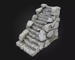 tone Stairway Ascension  Path to the Ancient Heights Free 3D model