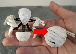 Transforming sphere robot to test your printer