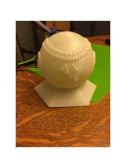 Yankees Ball Lamp with NY Bat-Signal
