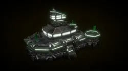 3DRT - Sci-Fi building - Command center