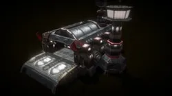 3DRT - Sci-Fi building - Light vessel factory