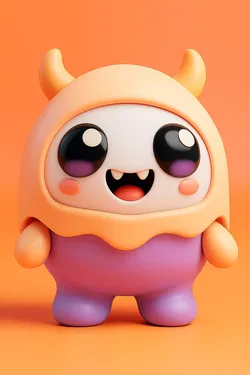 Adorable Lil Monster 3D Model Free 3D print model