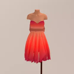 Amy Dress Free 3D model