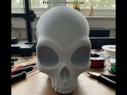 Cartoon Alien Skull