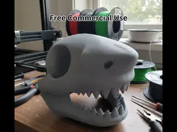 Cartoon Shark Skull