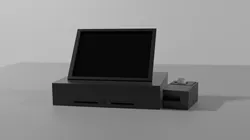 Cash register  Free low-poly 3D model