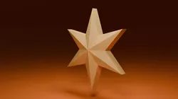 Christmas star Free 3D model