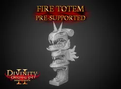 Divinity Original Sin 2 - Fire totem miniature