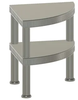 Expandable corner shelf
