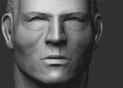 face sculpture zbrush ztl