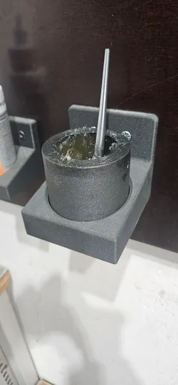 Fettbehälter + Wandhalter/Grease container + wall mount