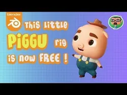 Free Piggu Rig Free 3D model