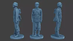 German soldier ww2 G1 000 Free 3D print model