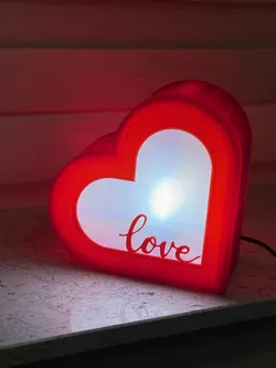 Heart lamp