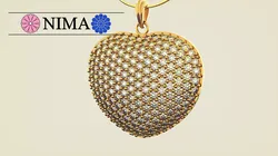 Heart of Gold Pendant Free 3D print model