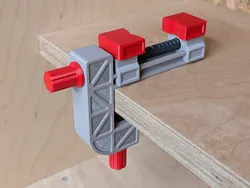 Heavy Duty Table Vise - 100% printable - no support - ultra strong
