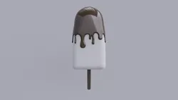 ice-cream Free low-poly 3D model