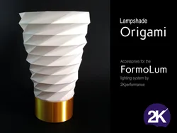 Lampshade ORIGAMI for the FormoLum system