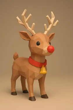 Low Poly Reindeer – Christmas Special Edition