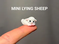 Mini Lying Sheep