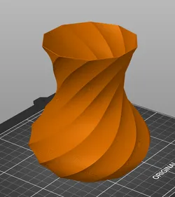 Modern Spiral Vase – Elegant 3D Printable Decoration