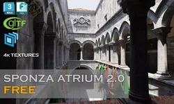 Sponza Atrium 2022 Free 3D model