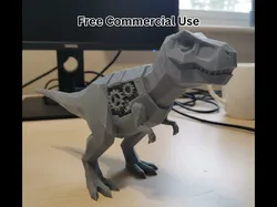 Steampunk T-Rex Statue