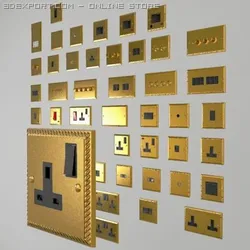 uk electrical switches  sockets pack  georgian s