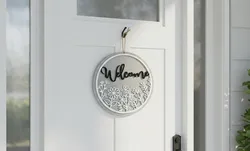 Welcome Door Sign / Wreath