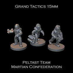 15mm SCI-FI Grand Tactics - Peltast Team - Presupported