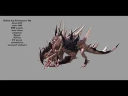 3d model Infernal dog Free low-poly 3D model