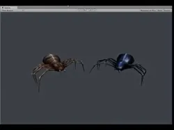 Animated Spiders Pack  Free low-poly 3D model