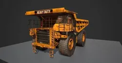 Caterpillar 789c Free low-poly 3D model