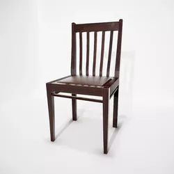 Chair dining Free low-poly 3D model