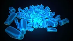 Crystal Model Set pile of crystals Free 3D model
