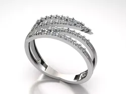 Double-sided ring Free 3D print model