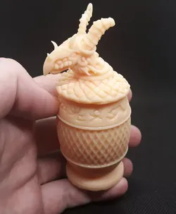 Dragon urn 3d print Free 3D print model